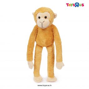 Mirada Hanging Monkey Soft Toy (Tie Dye orange) for Kids 3 Years+
