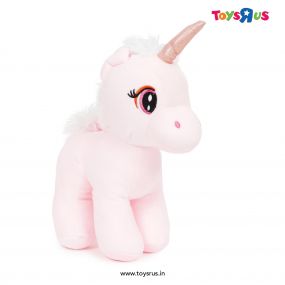 Mirada 23Cm Standing Unicorn With Glitter Horn | Pink