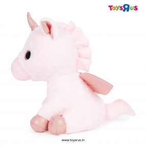 Mirada Plush 25 cm Unicorn With Glitter Horn Soft Toy (Pink)