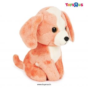 Mirada 25 CM Dog With Glitter Eye Plush Animal Soft Toy (Carrot)