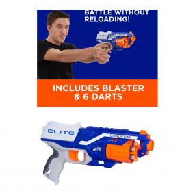 Nerf Toy Blasters, 6 Dart Rotating Drum, for Age 8+