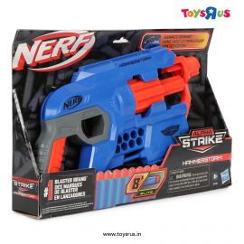 NERF Alpha Strike Hammerstorm Blaster with Hammer (for kids aged 8 years and above)