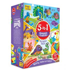 Imagimake 5 in 1 Awesome Art and Craft Kit Age 4+ years